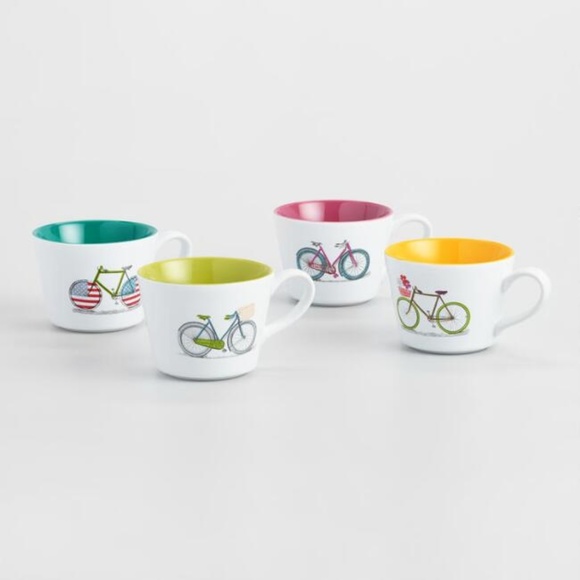 Cost Plus World Market Other - World Market Bicycle Coffee Mug Yellow